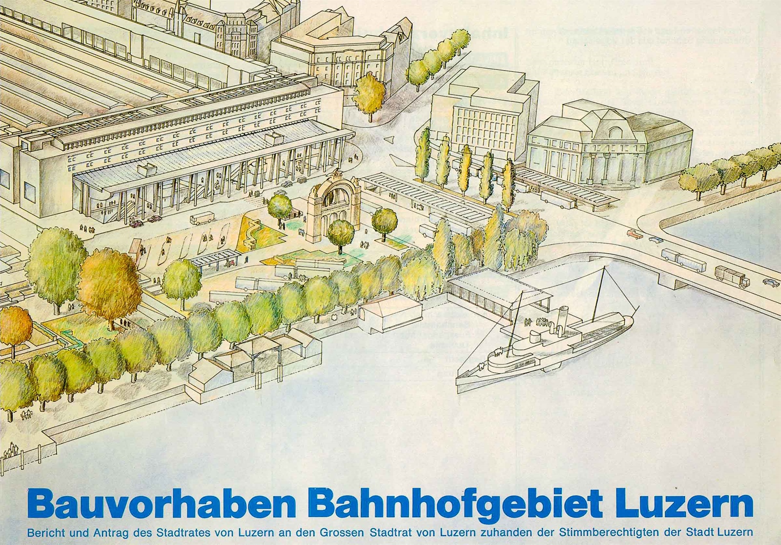 der neue Bahnhof Luzern